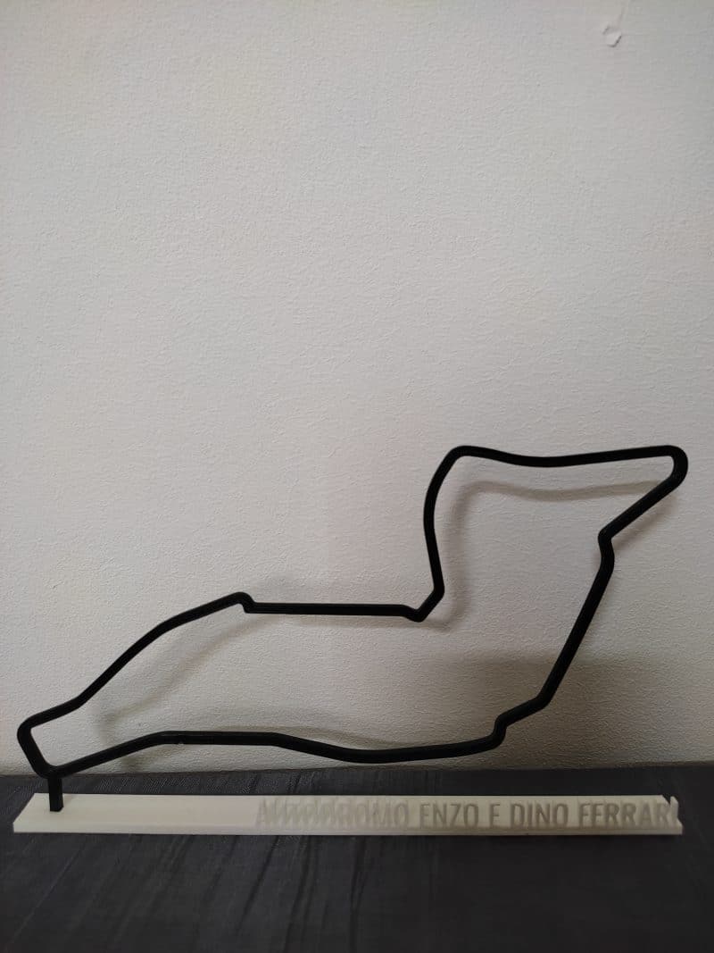 Circuit de décoration pour bureau 3D - Autodromo Enzo e Dino Ferrari - Italie