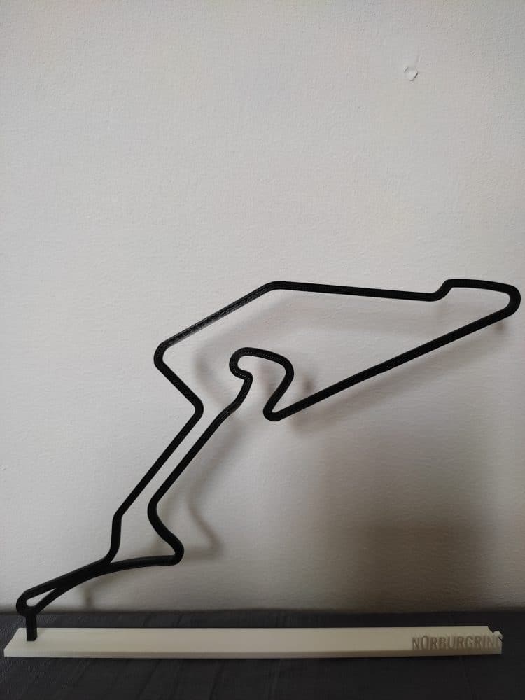 Circuit de décoration pour bureau 3D - Nurburgring - Allemagne