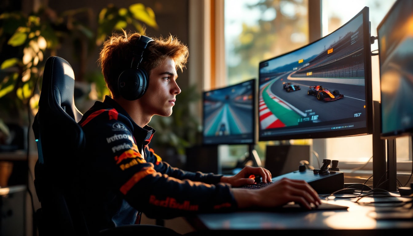 découvrez l'histoire captivante d'un simracer talentueux qui aspire à suivre les pas de max verstappen dans le monde de la formule 1. plongez dans son parcours, ses défis et sa passion pour le sport automobile, et voyez comment il utilise les simulateurs pour se rapprocher de son rêve.