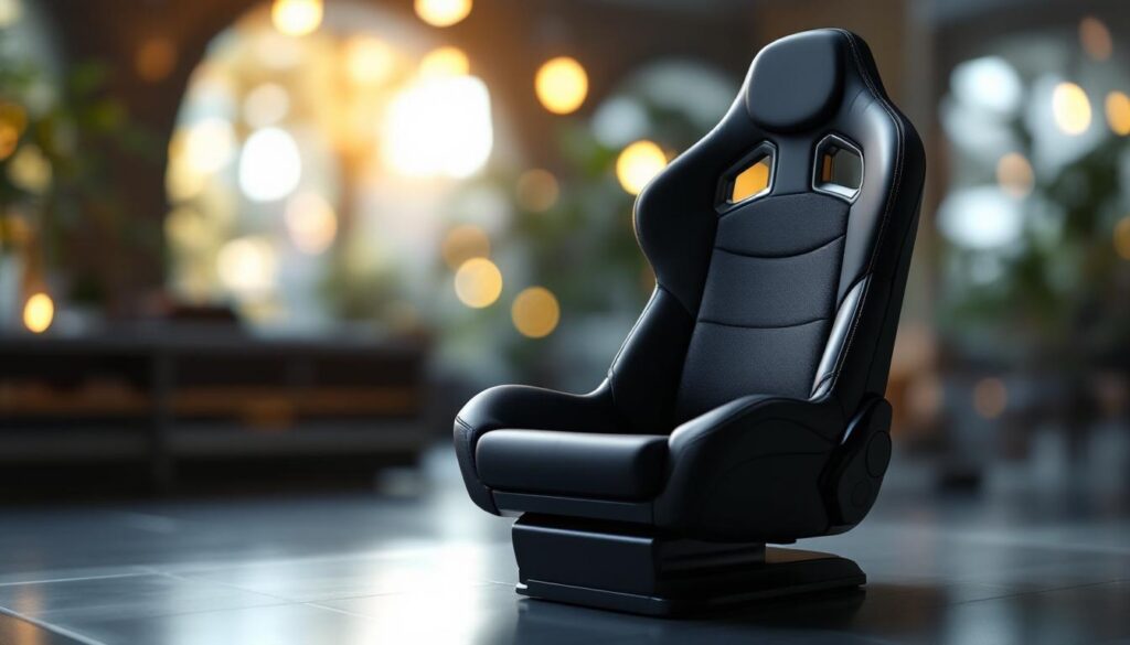 découvrez le nouveau siège de simulation prosimu, un équipement révolutionnaire conçu pour offrir une expérience de conduite immersive et réaliste. parfait pour les passionnés de simulation, il allie confort et technologie avancée pour des sessions de jeu inoubliables.